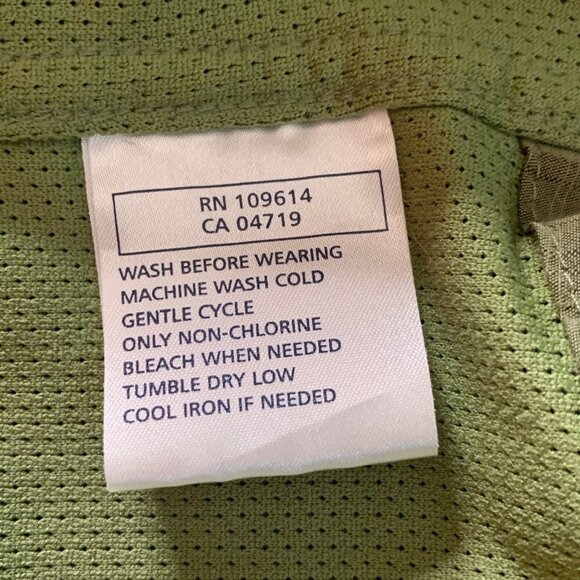 5.11 Tactical Series Shirt Mens Large Olive Green S/S Snap Button Conceal Carry - Picture 4 of 12